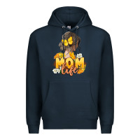 Navy Mom life Mother's Day Premium Hoodie - FaDigitalArtStudio