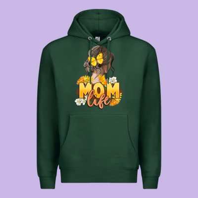 Mom Life Mother's Day Premium Hoodie Designed By Fadigitalartstudio