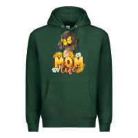 Sports Green Mom life Mother's Day Premium Hoodie - FaDigitalArtStudio