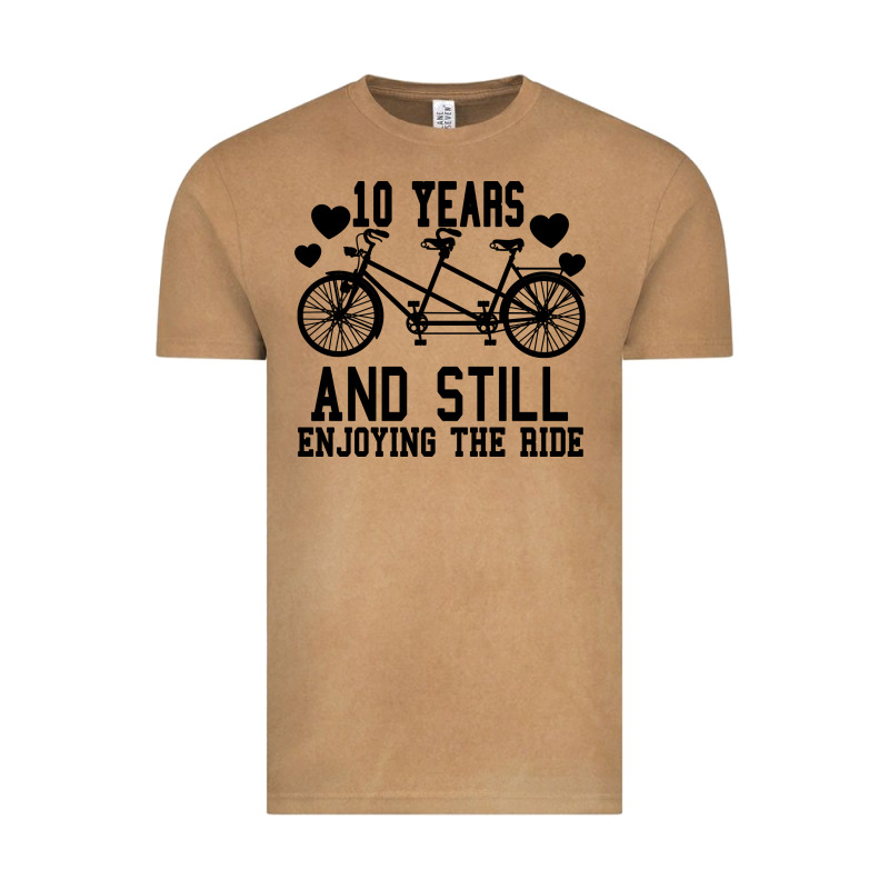 10 Years And Still Enjoying The Ride Vintage Tee by Bettercallsaul | Teevron