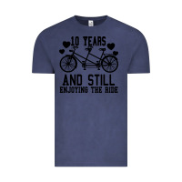 Vintage Denim 10 Years And Still Enjoying The Ride Vintage Tee - Bettercallsaul