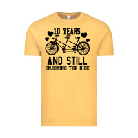 Vintage Mustard 10 Years And Still Enjoying The Ride Vintage Tee - Bettercallsaul