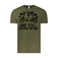 Vintage Olive 10 Years And Still Enjoying The Ride Vintage Tee - Bettercallsaul