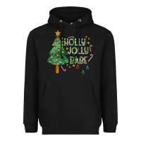 Black Jolly Jolly Babe Heavyweight Hoodie - CowhideDigitalArt
