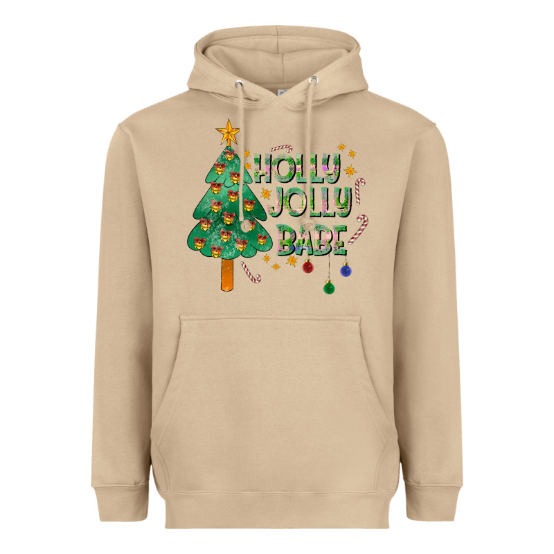 Jolly Jolly Babe Heavyweight Hoodie by CowhideDigitalArt | Teevron