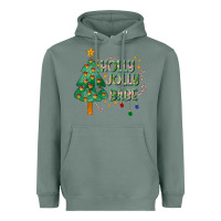 Sage Jolly Jolly Babe Heavyweight Hoodie - CowhideDigitalArt