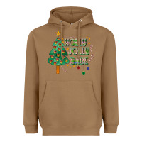 Toasted Coconut Jolly Jolly Babe Heavyweight Hoodie - CowhideDigitalArt