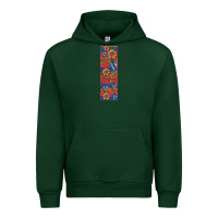Forest Green usa flag and cross penwraps Urban Hoodie - Artiststas