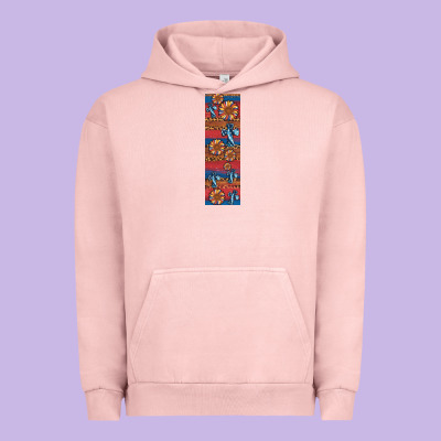 Usa Flag And Cross Penwraps Urban Hoodie Designed By Artiststas