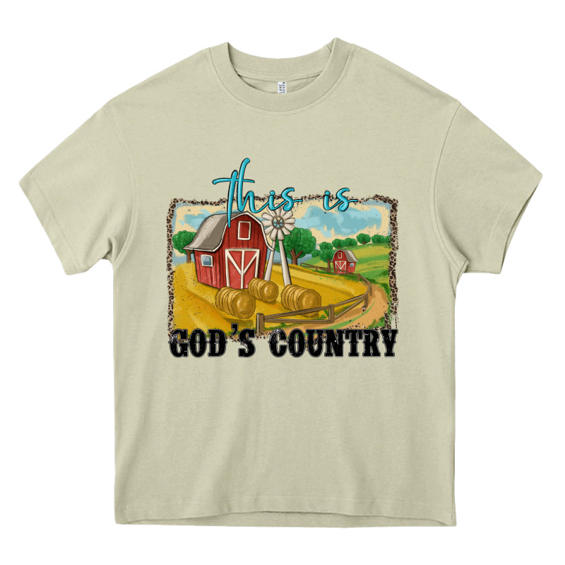 This Is God's Country Heavy Core Tee by MaliasSmallBusiness | Teevron
