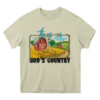 Mossy this is god's country Heavy Core Tee - MaliasSmallBusiness