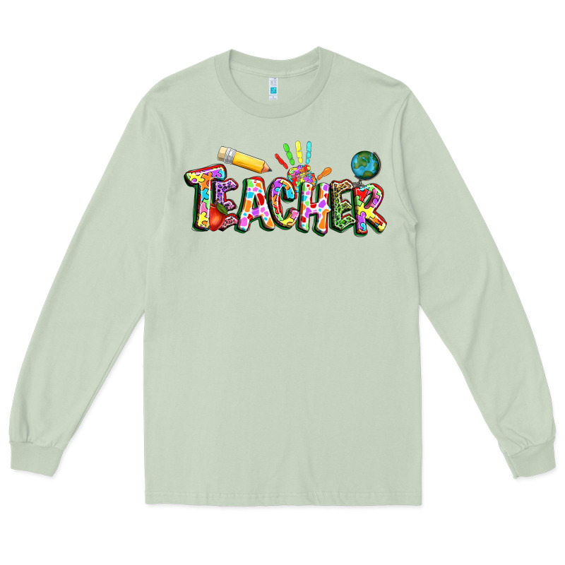 Autism Teacher Long Sleeve Tee by NancyCooperArtShop | Teevron