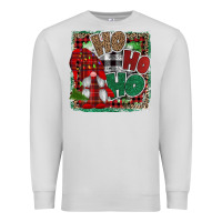 Dove Grey Ho Ho Ho Gnomes Premium Sweatshirt - CowhideDigitalArt