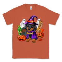 Copper Halloween dachshund puppy dog Classic Tee - RanaPortraitStore