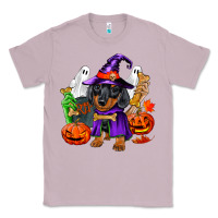 Lilac Halloween dachshund puppy dog Classic Tee - RanaPortraitStore