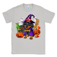 Moon Dust Halloween dachshund puppy dog Classic Tee - RanaPortraitStore