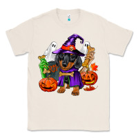 Natural Halloween dachshund puppy dog Classic Tee - RanaPortraitStore