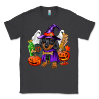Smoke Halloween dachshund puppy dog Classic Tee - RanaPortraitStore