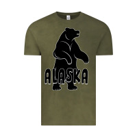 Vintage Olive Alaska Bear Vintage Tee - Bettercallsaul