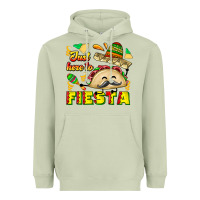 Matcha Just Here To Fiesta Heavyweight Hoodie - CowhideDigitalArt