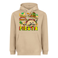Mushroom Just Here To Fiesta Heavyweight Hoodie - CowhideDigitalArt