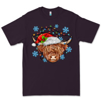 Plum christmas cow Premium Tee - MaliasSmallBusiness
