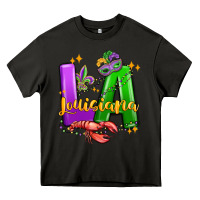 Asphalt louisiana mardi gras Heavy Core Tee - MaliasSmallBusiness