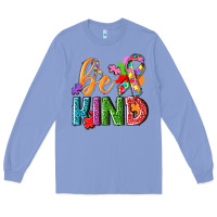 Colony Blue Autism be kind Long Sleeve Tee - NancyCooperArtShop