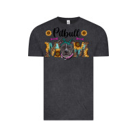 Vintage Black western pitbull mom Vintage Tee - RanaPortraitStore