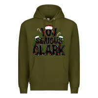 Army Green you serious clark black bbs Premium Hoodie - BundleAndBundleShop