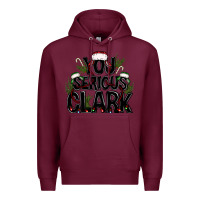 Burgundy you serious clark black bbs Premium Hoodie - BundleAndBundleShop