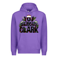 Purple you serious clark black bbs Premium Hoodie - BundleAndBundleShop