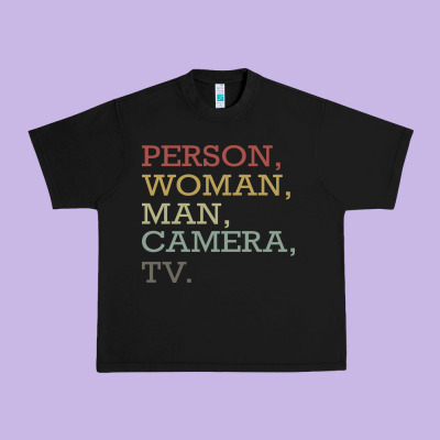 Person Woman Man Camera Tv Urban Heavy Tee Designed By Bettercallsaul