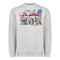 Heather Grey Nurse mom Mother's Day Heavyweight Sweatshirt - HowdyJamesFarm