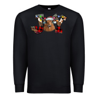 Black Joy Longhorn Premium Sweatshirt - CowhideDigitalArt