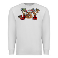 Dove Grey Joy Longhorn Premium Sweatshirt - CowhideDigitalArt