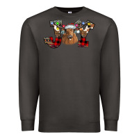 Smoke Joy Longhorn Premium Sweatshirt - CowhideDigitalArt