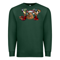 Sports Green Joy Longhorn Premium Sweatshirt - CowhideDigitalArt