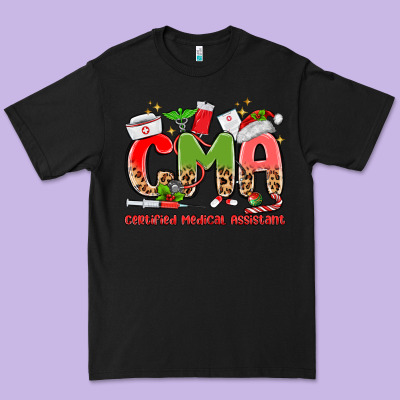 Cma Certified Medical Assistant Premium Tee Designed By Maliassmallbusiness
