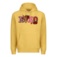 Antique Gold xoxo highland cow Premium Hoodie - RanaPortraitStore