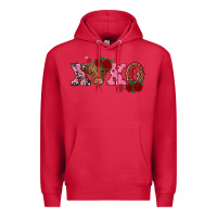Cardinal xoxo highland cow Premium Hoodie - RanaPortraitStore