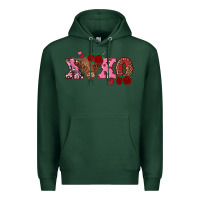 Sports Green xoxo highland cow Premium Hoodie - RanaPortraitStore