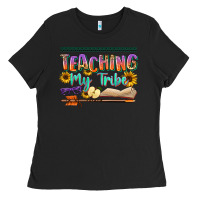 Black teaching my tribe Ladies Tee - NancyCooperArtShop
