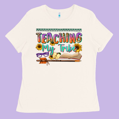 Teaching My Tribe Ladies Tee Designed By Nancycooperartshop