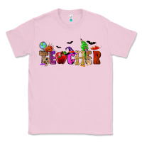 Bubblegum Pink Halloween Teacher Classic Tee - RanaPortraitStore