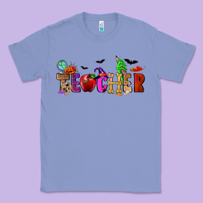 Halloween Teacher Classic Tee Designed By Ranaportraitstore