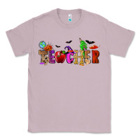 Lilac Halloween Teacher Classic Tee - RanaPortraitStore