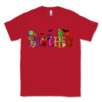 Red Halloween Teacher Classic Tee - RanaPortraitStore
