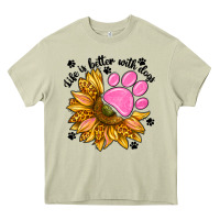 Mossy life is better with dogs Heavy Core Tee - NancyCooperArtShop
