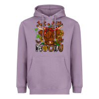 Lavender Just a Little Moody Heavyweight Hoodie - CowhideDigitalArt